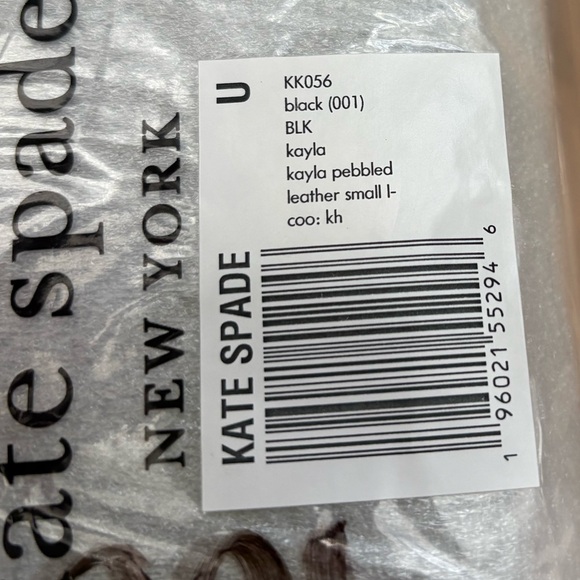 Kate Spade Kayla Black Pebbled Leather L- Zip Wallet - Picture 6 of 6